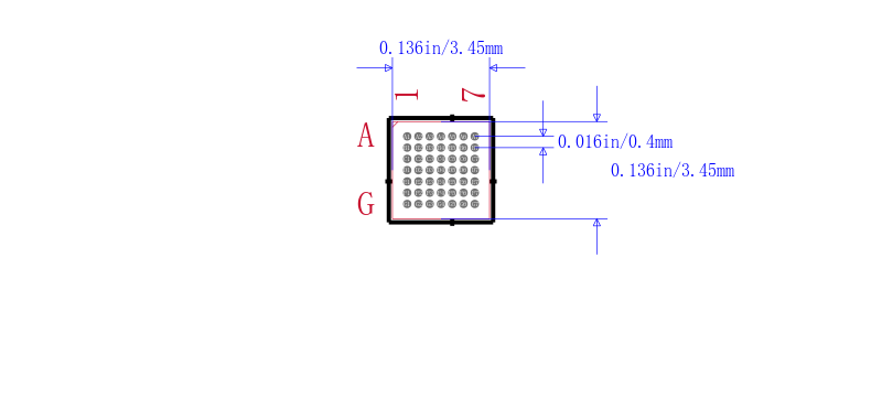 MSP430F2252IYFFT封装图