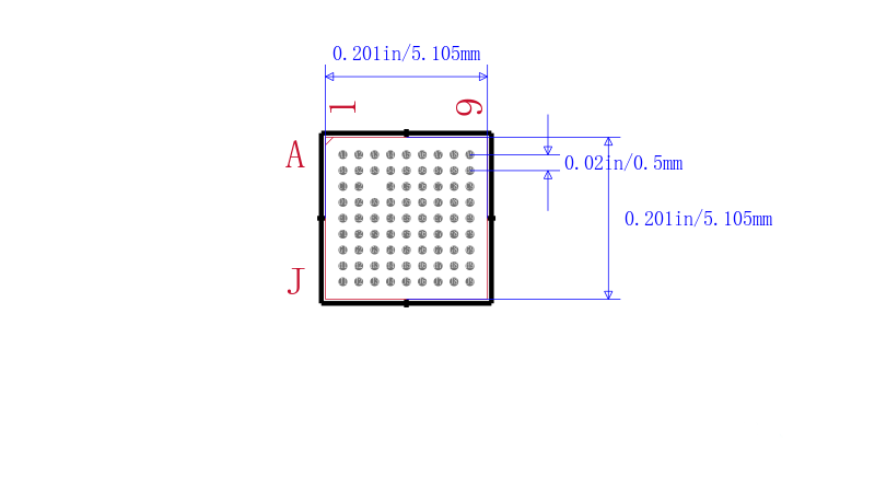 MSP430F5328IZQER封装图