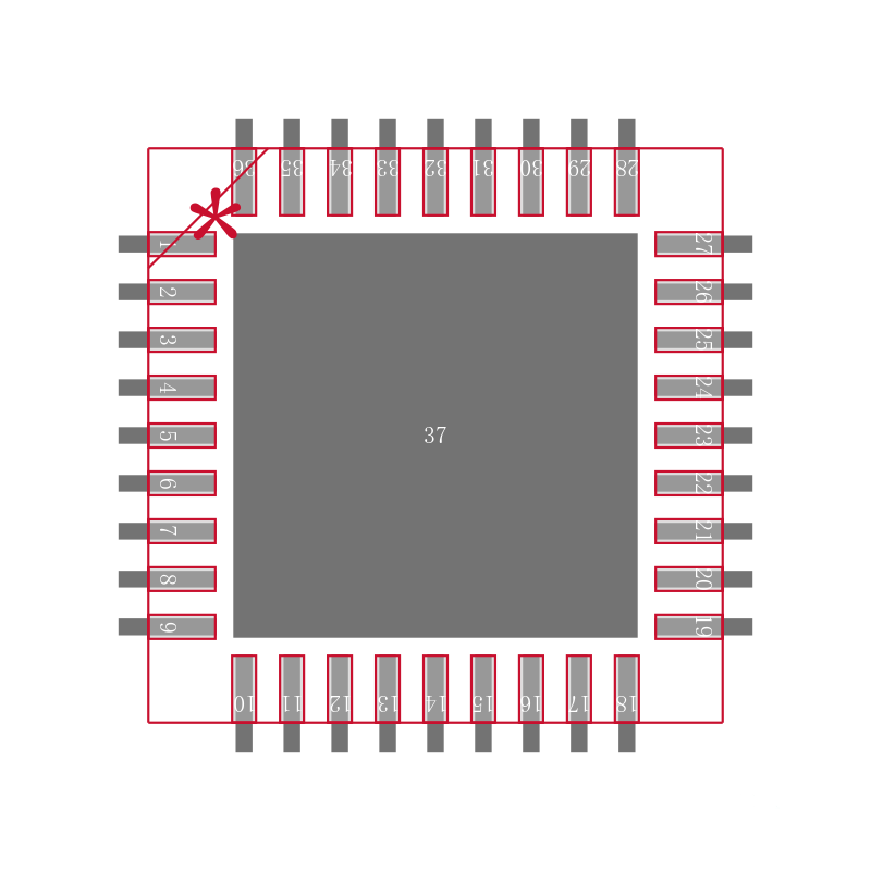 M37546G2HP封装焊盘图