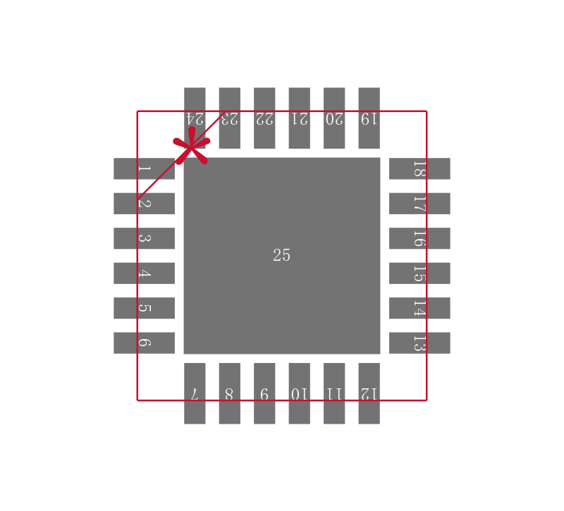 MSP-TS430RGE24A封装焊盘图
