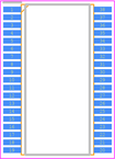 MSP430F2272IDA封装焊盘图
