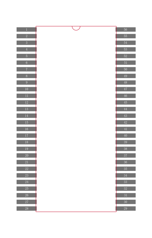 MSP430FR6922IPMR封装焊盘图