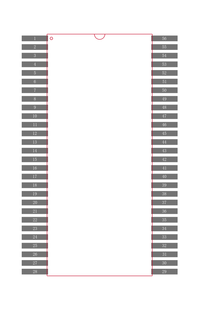 MSP430FR6922IRGCR封装焊盘图