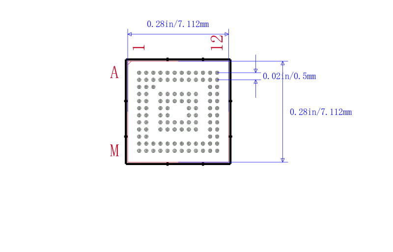 MSP430F6436IZQWR封装图