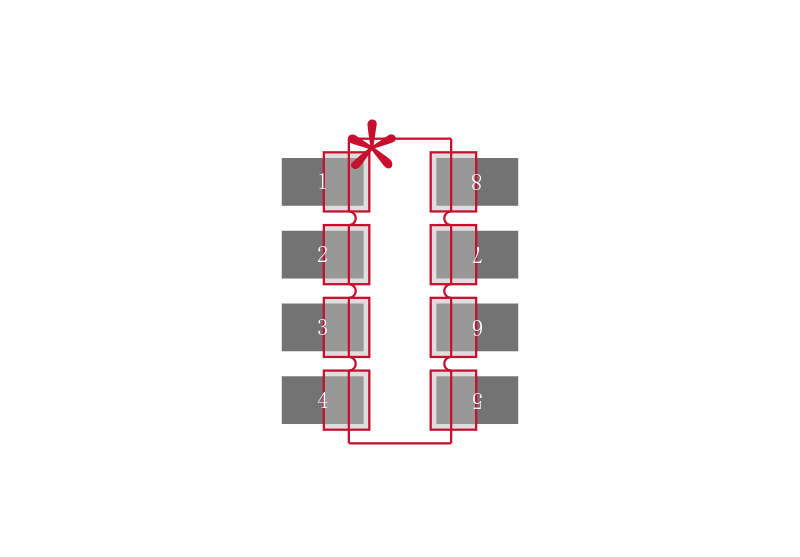 MNR14E0ABJ270封装焊盘图