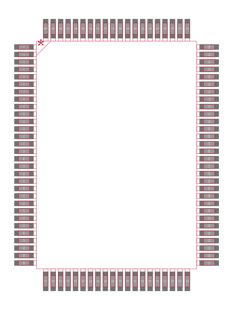 M30626FHPFP#U3C封装焊盘图