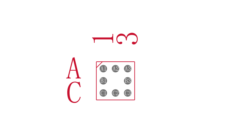 MAX4292EBL+T封装焊盘图