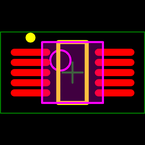 MCP79512-I/MS封装焊盘图