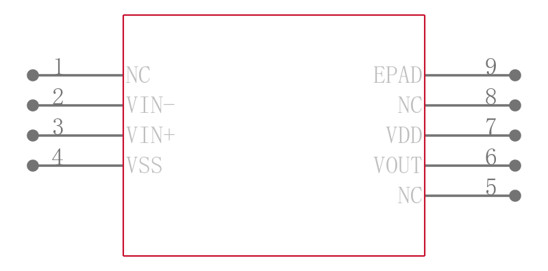 MCP6241-E/MC引脚图