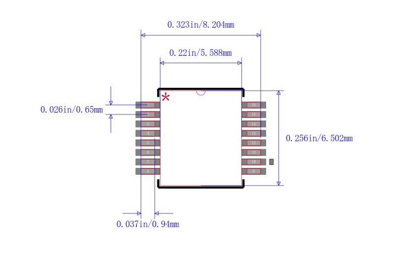 MAX3227EIDBG4封装图