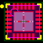 MCP23S18T-E/MJ封装焊盘图