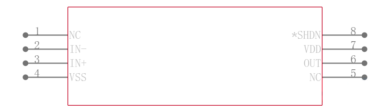 MAX4256ESA-T引脚图