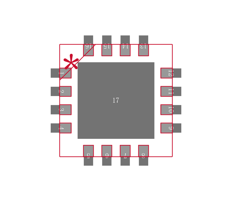 MCP4231T-103E/ML封装焊盘图