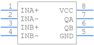 MAX962EUA+引脚图