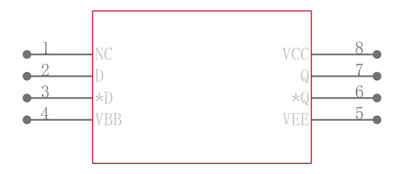 MC100EL16DT引脚图