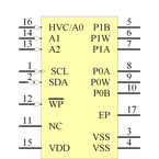 MCP4641T-502E/ML引脚图