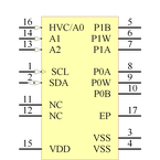 MCP4651T-103E/ML引脚图