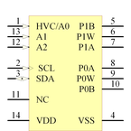 MCP4651T-103E/ST引脚图