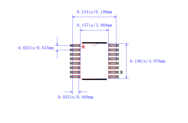 MAX13336EGEE/V+封装图