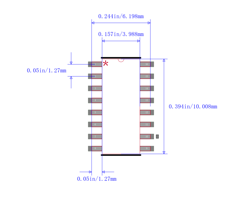 MAX901BCSE-T封装图