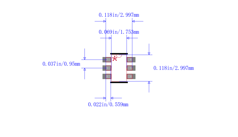 MIC2005A-1YM6-TR封装图