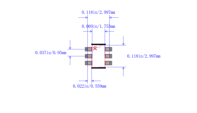 MIC5211-3.3YM6-TR封装图