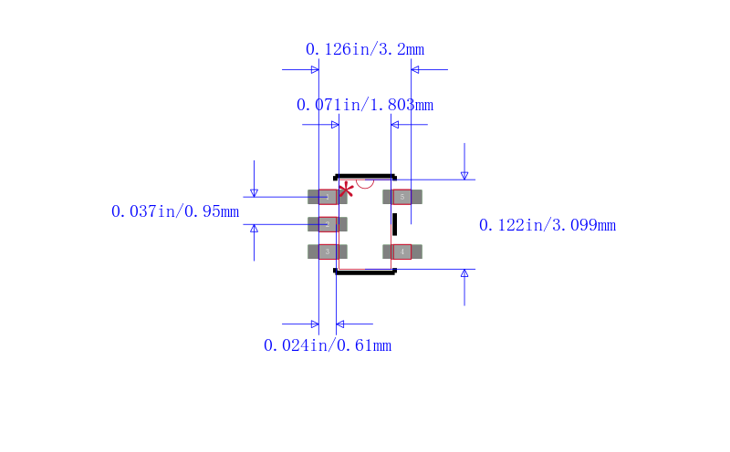 MIC5245-2.5YM5-TR封装图