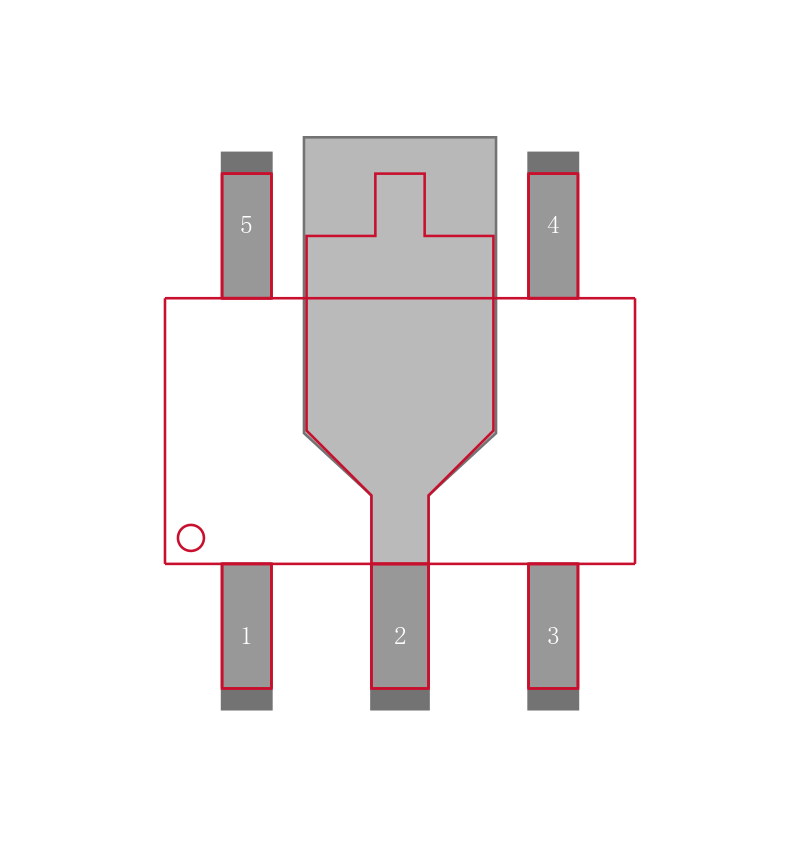 MCP1804T-A002I/MT封装焊盘图
