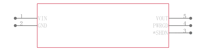 MCP1824T-2502E/OT引脚图