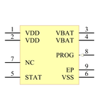 MCP73832-2ACI/MC引脚图