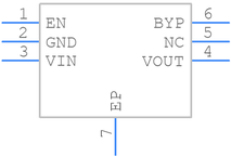 MIC5319-3.3YML-TR引脚图