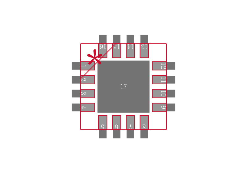 AD5761RACPZ-RL7封装焊盘图