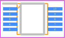 ADC084S021CIMM封装焊盘图
