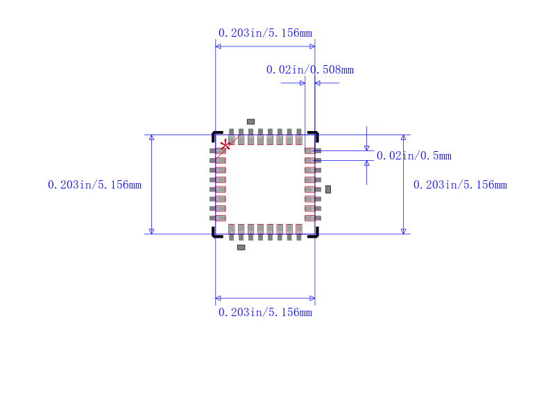 MSP430BQ1010IRTVT封装图