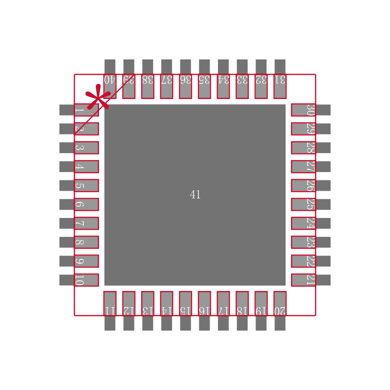 MCP8026T-115E/MP封装焊盘图