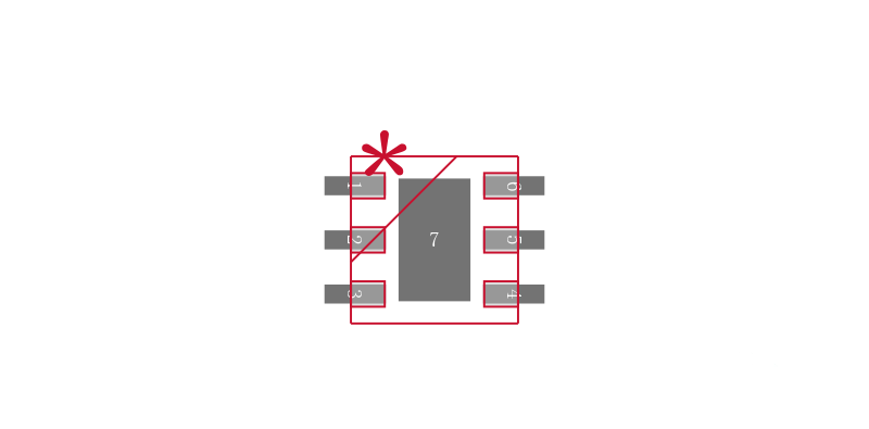 MIC2016-1.2YML-TR封装焊盘图