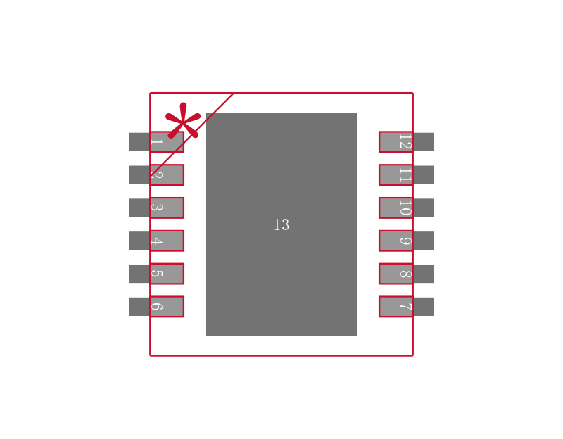 MIC2199YML-TR封装焊盘图
