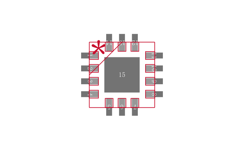 MIC3385-1.5YHL-TR封装焊盘图