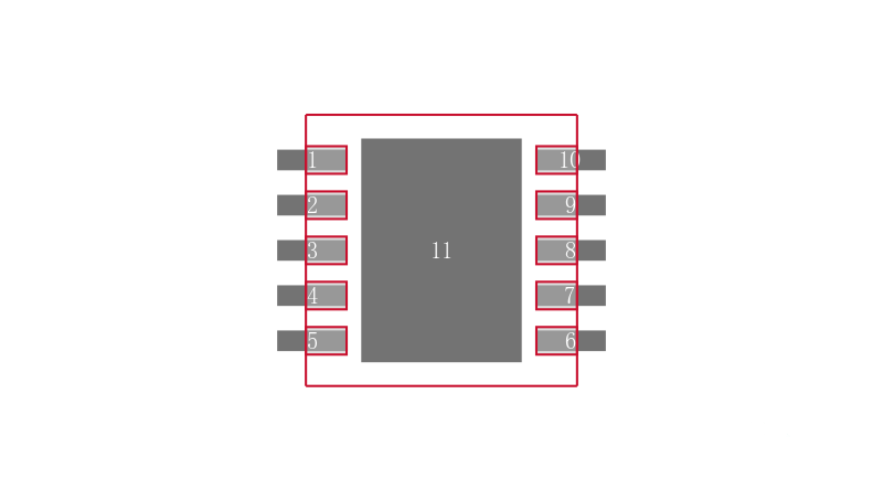 MIC79110-4.2YML-TR封装焊盘图