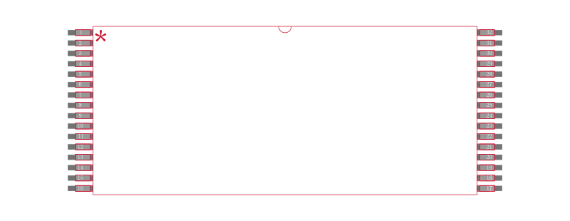 MX29LV040CTI-70G封装焊盘图