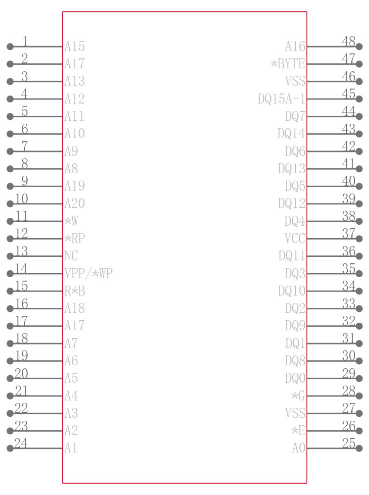 M29DW323DT70N6F引脚图