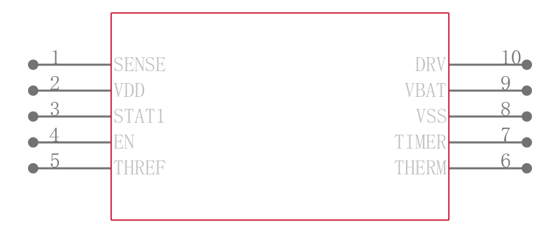 MCP73842T-820I/UN引脚图