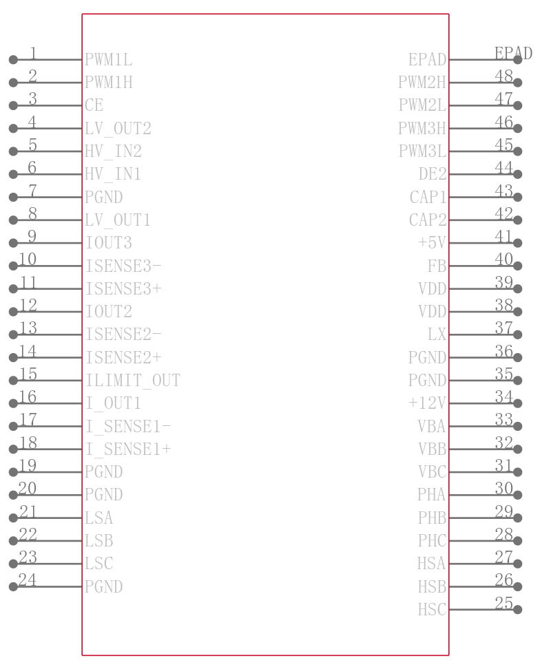 MCP8026-115H/PT引脚图