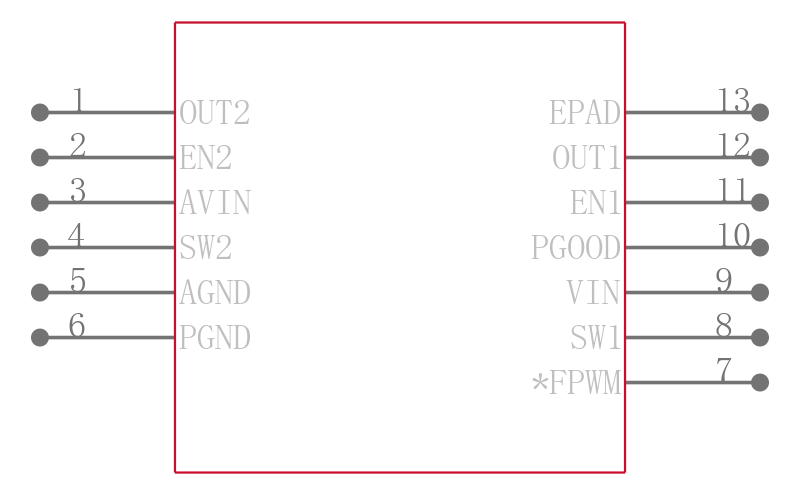 MIC2238-GFHYML-TR引脚图