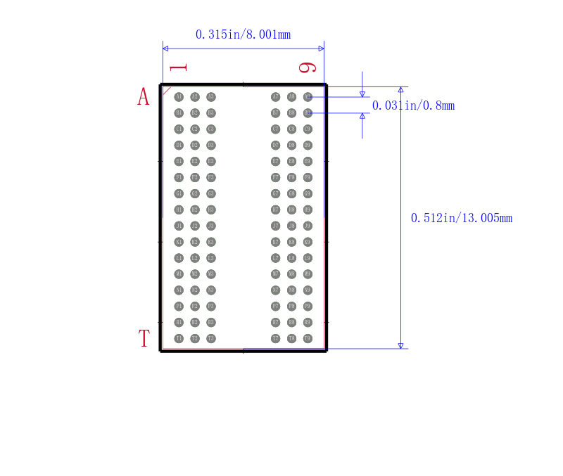 MT41K256M16HA-107 IT:E封装图