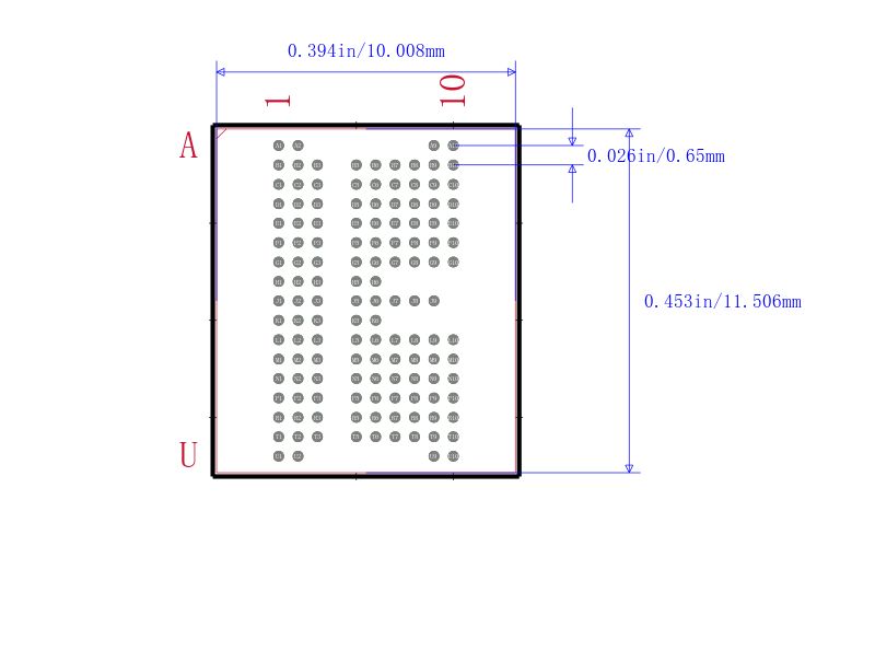 MT42L128M32D1GU-18 WT:A封装图