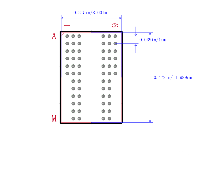 MT46V16M16CY-5B:M封装图