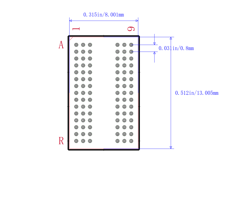 MT48LC8M32B2F5-7 IT封装图