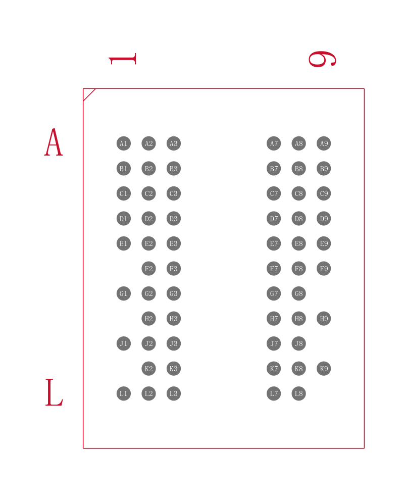 MT47H512M4EB-25E:C封装焊盘图