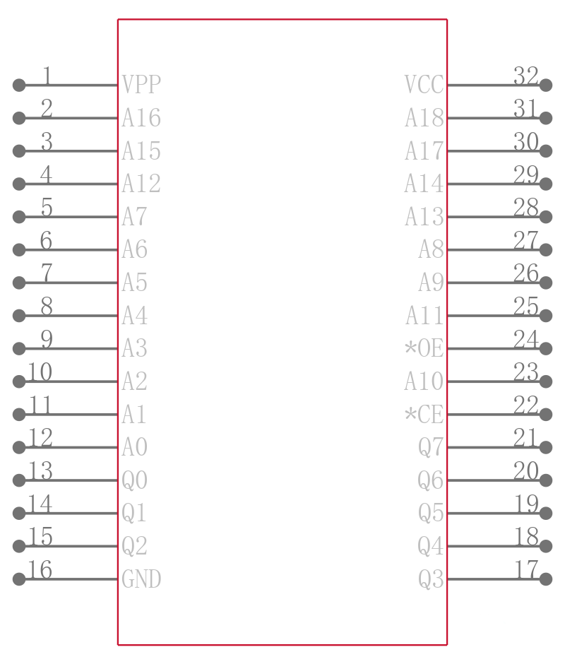 M27C4001-10C1引脚图